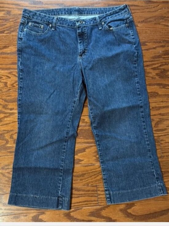 Riders by Lee Denim - Riders By Lee Blue Denim Ankle Cropped Jeans